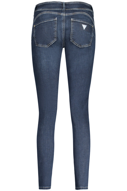 GUESS JEANS WOMEN'S DENIM JEANS BLUE